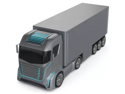 Refrigerated Truck 3D model by adamhazard from CGTrader
