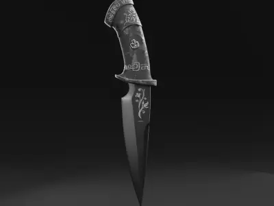 Decorative Knife 3D model
