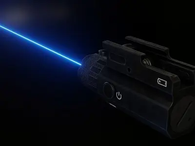 NcSTAR Blue Laser Low-poly 3D model