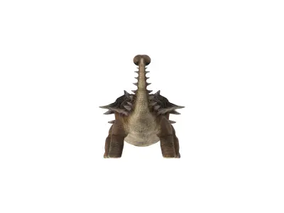 Armored Ankylosaurus Realistic Prehistoric Dinosaur 3D Model 3D model