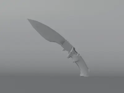 Military Kukri 3D model