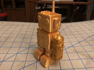Cheez Peeza the Retro Robot Free 3D print model