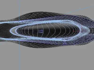 Futuristic Boat 3D model purchase