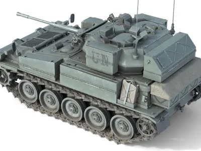 Scimitar FV 107 CVR Tank Low-poly 3D model
