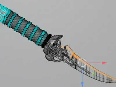 knife model 3D model