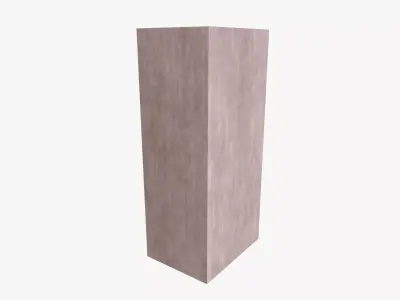 Flammable Storage Cabinet Low-poly 3D model