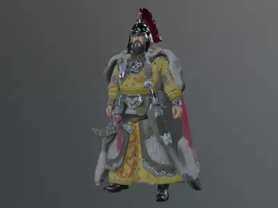 mongol statue Free 3D model