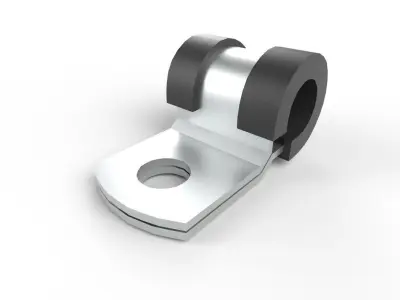 Cable Clamp M5 Low-poly 3D model
