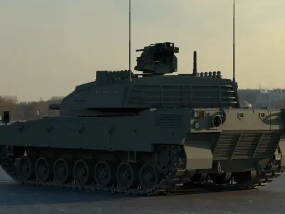 Altay War Tank 3D model