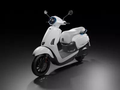 Electrical Motorcycle 3D model