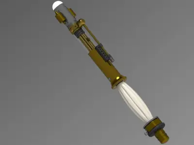 Steampunk Sonic Screwdriver  3D model