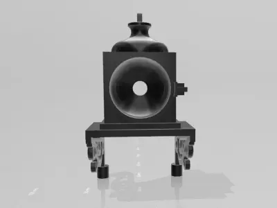 US  Western Loco latern 1-12 Live Steam 3D print model