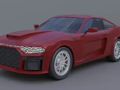 Generic Muscle car mark 2b 3D model