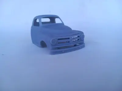 1954 Studebaker 3R cab truck 3D print model