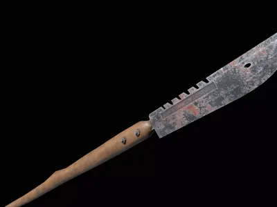 Spear Low-poly 3D model purchase