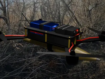 FPV Drone 3D model