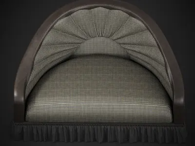 Antique sofa  3D model