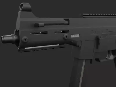 HK UMP - Game Ready Low-poly 3D model