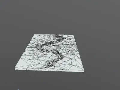 Ground Crack Collapse 03 3D model