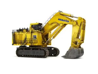 Mining Excavator Komatsu PC8000-6 Backhoe 3D model