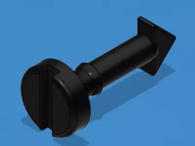 Clip para cubre motor de Peugeot 3D print model