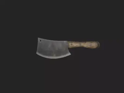 Knife 3D Model 001 Low-poly 3D model