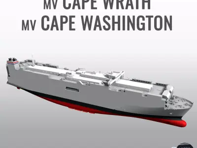 US Ready Reserve Force MV CAPE WRATH or CAPE WASHINGTON 3D print model