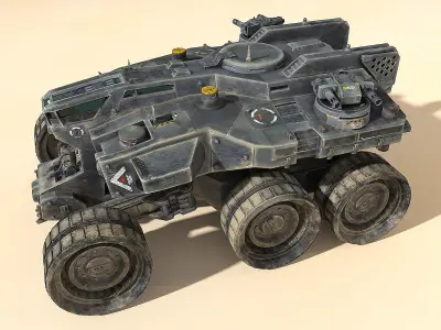 SciFi Heavy Vehicle 3D model