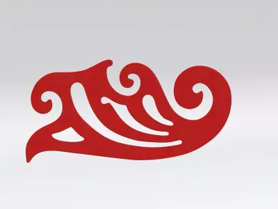  French Curve - 3D Print Ready - Model - H 3D model