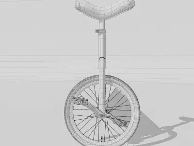 Unicycle - 20 inches - 50 cm 3D model