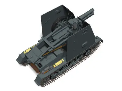 15cm sIG33 auf Panzerkampfwagen I Ausf B 3D model