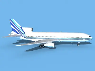 Lockheed L-1011 TriStar Corporate 3 3D model