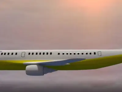 Boeing 747 airplane 3D model