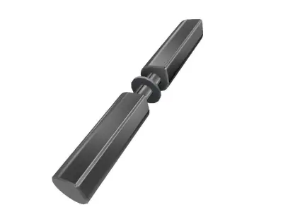 HINGE stainless steel rod 3D model