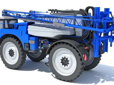 Self Propelled Farm Sprayer 3D model