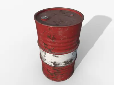 Oil Drum 3D model