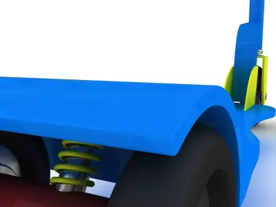 Toy Scooter 3D model