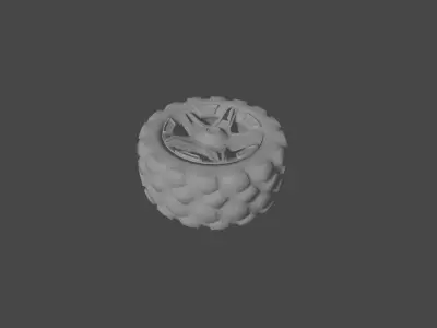 35 type of Wheels 3D model