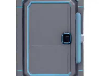 SciFi Futuristic Tech Door 3D model