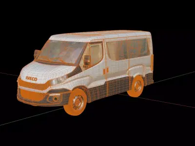 Iveco Daily Passenger Van 3D model