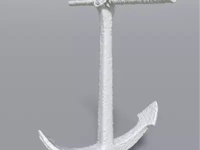 Anchor 3D model by codercatclub