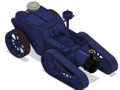MKI Steamer Tank 3D print model
