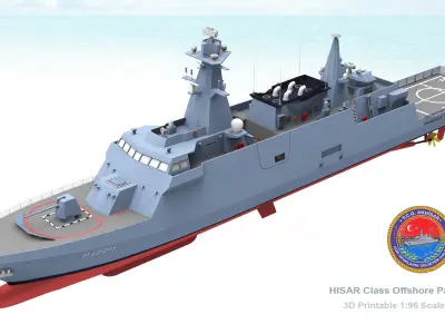  HISAR class offshore patrol vessel 3D print model