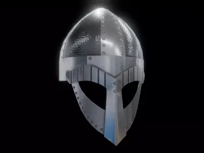 Viking Helmet Spangenhelm 2 Low-poly 3D model