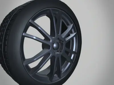 Car Tire 3D model by Asset-World