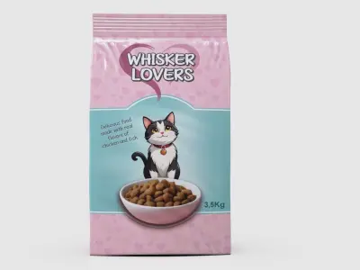 Whisker Lovers Low-poly 3D model