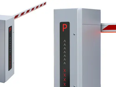  High-Speed Barrier 3D model