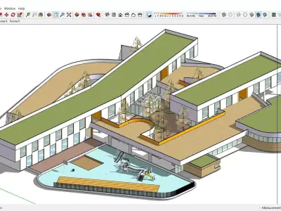 Sketchup Kindergarten 104 3D model