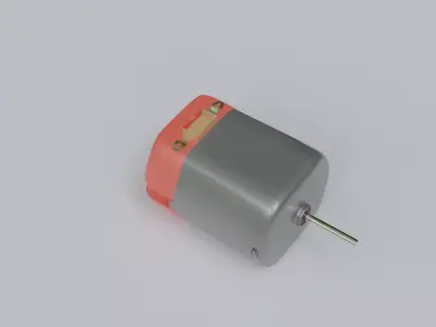 DC motor  Free 3D model