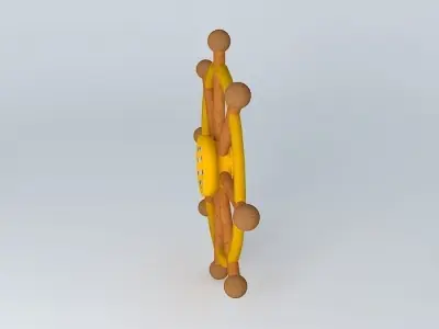 ships wheel 3D model